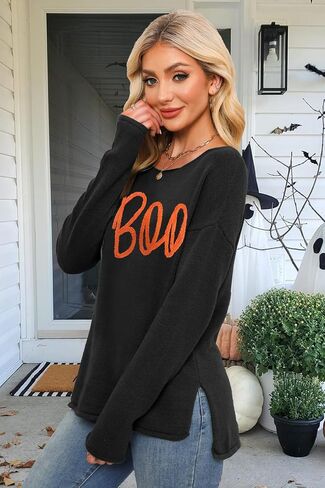 Women Merry Christmas Sweater Long Sleeve Xmas Top Top Funny Holiday Graphic Pullover Tops 2024 Trendy in Kuwait