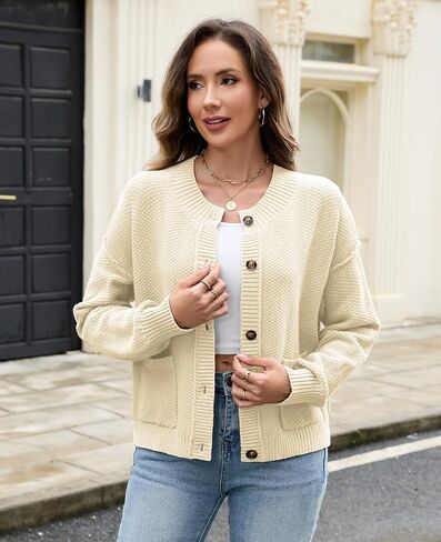 Zaful 2025 سترات كارديجان للنساء مع جيوب المريحة المريحة لأسفل cardigan cardigan in Saudi Arabia