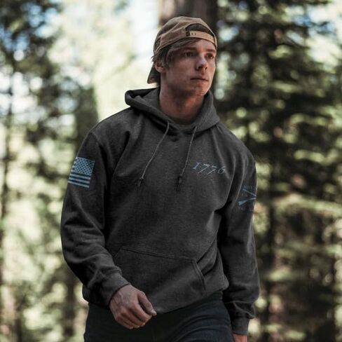 Grunt Style 1776 Flag Hoodie in Kuwait