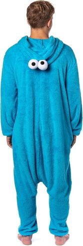 Sesame Street شخصية الاتحاد البالغ بدلة Kigurumi مقنع 1 قطعة 1 بيجاما الرجال (وحش ملفات تعريف الارتباط ، صغيرة/متوسطة) in Saudi Arabia