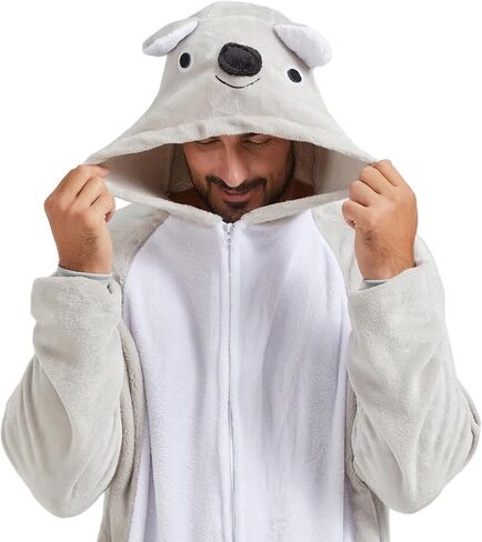 QUCH Adult Onesie Costume-Unisex Animal Onesies for Adults Halloween Costume Halloween Onesies Adult Onesie Pajamas for Women in Kuwait