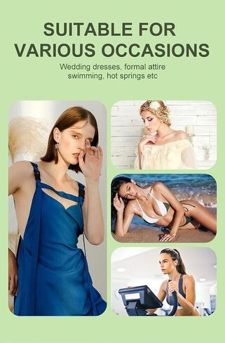Bra for Women, Sticky Invisible Push Up Silicone Bra, 2025 New Clasp Bras for Backless Dress, Nude in Saudi Arabia