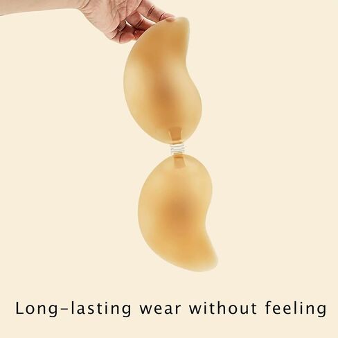 Bra for Women, Sticky Invisible Push Up Silicone Bra, 2025 New Clasp Bras for Backless Dress, Nude in Saudi Arabia
