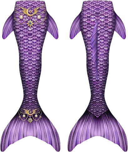Mermaid Tails for Swimming for Women, Teens and Adults Fabric Tail Skin ONLY in Saudi Arabia
