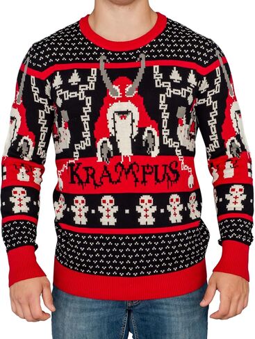 Ripple Junction Krampus Knit Ugly Christmas Sweater in Saudi Arabia