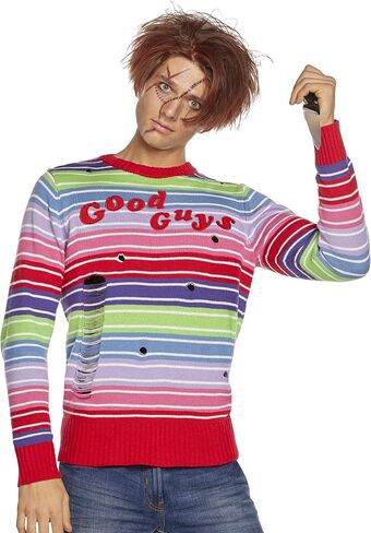 Spirit Halloween Adult Chucky Sweater in Saudi Arabia