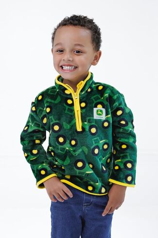 John Deere Tractor Half Zip Woobie Sweatshirt Infant to Toddler Sizes (12 Months - 4T) in Saudi Arabia