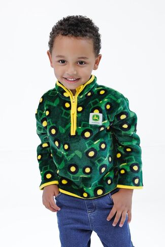 John Deere Tractor Half Zip Woobie Sweatshirt Infant to Toddler Sizes (12 Months - 4T) in Saudi Arabia