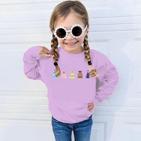 Princess Girls Sweatshirts Magical Long Sleeve Shirt Toddler Holiday Vacation Crewneck Pullover in Kuwait