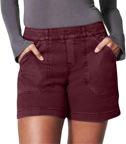 Oprah's Favorite Shorts,Mycomfyblouse Shorts,Women's Stretch Twill Casual Shorts,Glamgodchic Pants in Kuwait