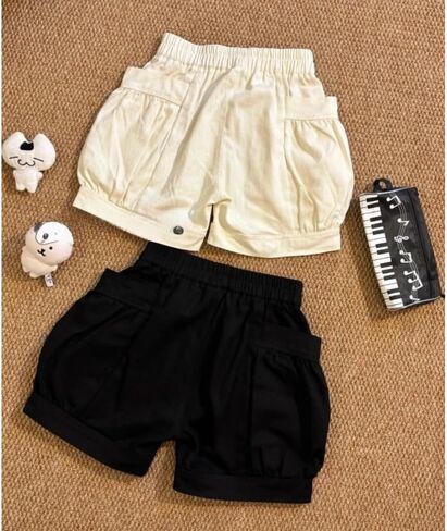 Y2k Kawaii Cute Cat Print Women's Summer Shorts Loose Wide Leg Comfy Shorts with Big Pockets in Saudi Arabia