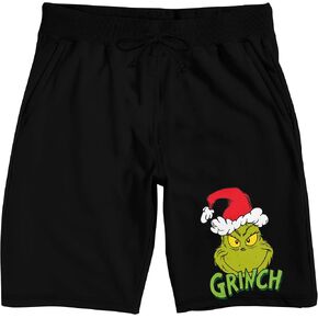 BioWorld The Grinch يرتدي سانتا قبعة البالغين السود سراويل بيجاما in Kuwait