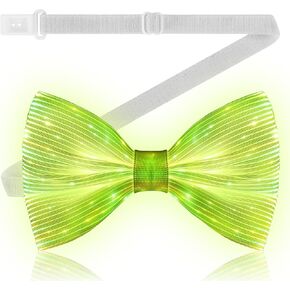 Light up Bow Ties 7 Colors LED Necktie Formal Bowtie for Wedding Funny Rave Accessories for Festival Party in Saudi Arabia