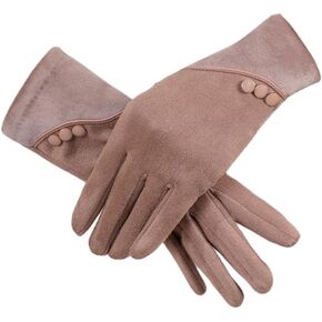 Winter Gloves for Women Touch Screen Gloves Soft Warm Gloves for Driving, Glove for coat in Saudi Arabia