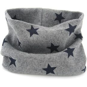 وشاح من القطن مع خمسة نجوم مدببة نمط رمادي دافئ للأولاد ودافئة الرقبة الشتوية الدافئة للطقس البارد وارتداء غير رسمي in Kuwait