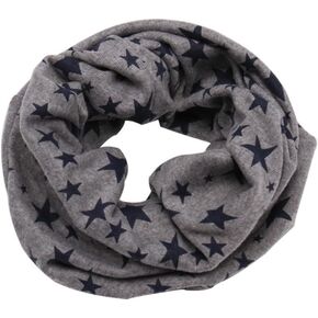SAMIGLE مدببة النجمة Neckerchief وشاح أزياء دافئ رمادي للأولاد ودافئة الرقبة مريحة في فصل الشتاء الخريف صورة الحزب التقاط الصور in Kuwait