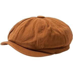 Ginger Duck Tongue Cap Korean Version of Men's Retro Newsboy Octagonal Painter Beret in Saudi Arabia