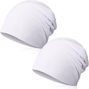 White Beanie Hats Unisex Knit Beanies for Costume, Cosplay, Stage Plays, Group Dress Up in Saudi Arabia