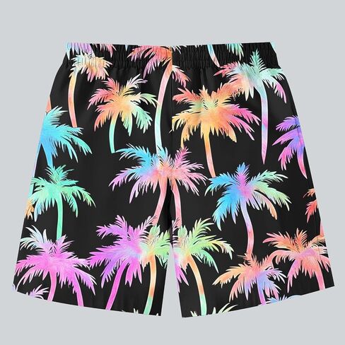 Boys Quick Dry Swim Trunks Kids Summer Beach Shorts Funny Graphic Bathing Suit Board Swimwears Elastic Waist Swimsuit in Kuwait