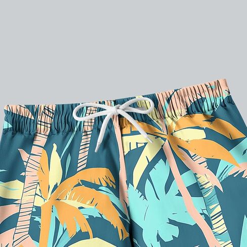 Boys Quick Dry Swim Trunks Kids Summer Beach Shorts Funny Graphic Bathing Suit Board Swimwears Elastic Waist Swimsuit in Kuwait