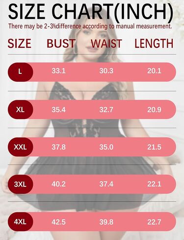 Plus Size Lingerie for Women Sexy Lingerie Dress Lace Babydoll Lingerie V-Neck Criss-Cross Hollow Strap Nightdress in Saudi Arabia