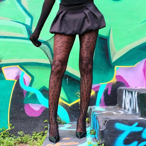 Millennials In Motion Designer Patterned Tights in Kuwait