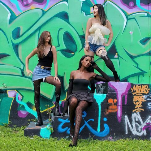 Millennials In Motion Designer Patterned Tights in Kuwait