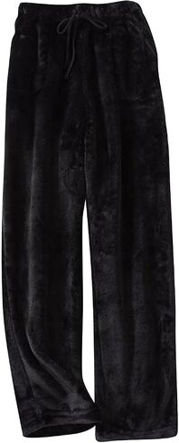 Women'S Pajama Pants Fuzzy Cute Comfy Plaid Pj Pants Soft Cozy Flannel Drawstring Lounge Daily Sleepwear With Pockets in Saudi Arabia