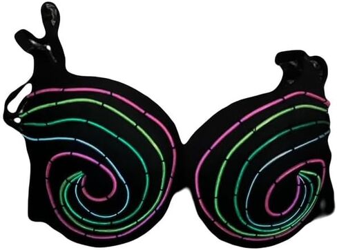 Light Up Bra Costume Bras Rave Dancing Bra LED Flashing Accessories for Rave Parties EDC Events Rainbow (Spiral) in Saudi Arabia