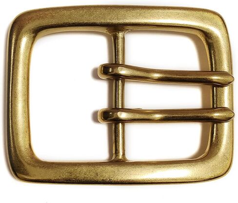 1.5“（3.8cm） Solid Brass Double Needle Belt Buckle in Saudi Arabia