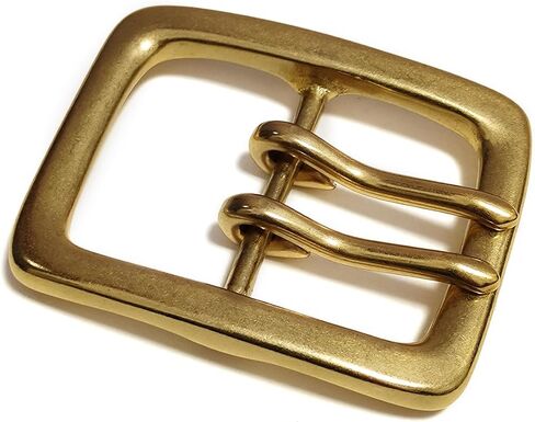 1.5“（3.8cm） Solid Brass Double Needle Belt Buckle in Saudi Arabia