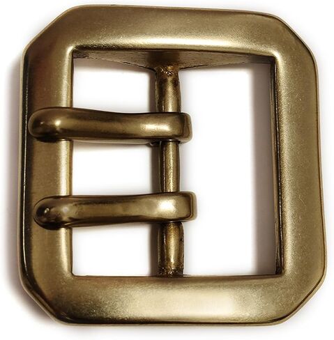 1.5“（3.8cm） Solid Brass Double Needle Belt Buckle in Saudi Arabia