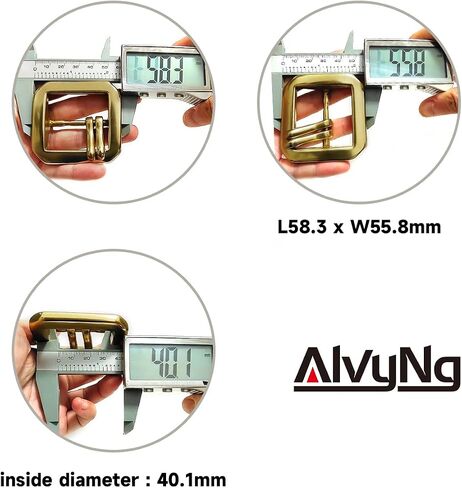 1.5“（3.8cm） Solid Brass Double Needle Belt Buckle in Saudi Arabia