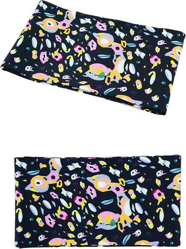 Adults Printed Scarf Hatter Bow Tie Hatter Costume Alice Bowties Accessories for Halloween Party in Saudi Arabia