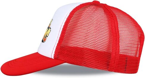حمراء وبيضاء الشاحنة قبعة المترو في الصيف متصفحي شبكية التنفس snapback للجنسين القبعة in Saudi Arabia