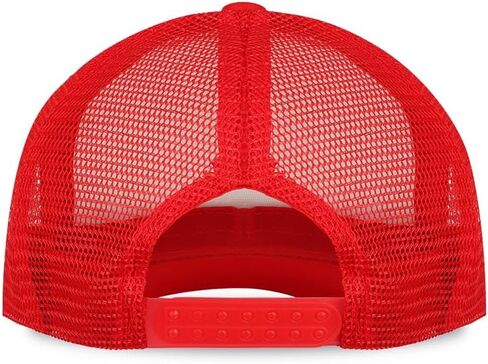 حمراء وبيضاء الشاحنة قبعة المترو في الصيف متصفحي شبكية التنفس snapback للجنسين القبعة in Saudi Arabia