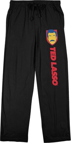 Bioworld Ted Lasso Shield Graphic Men's Black Sleep Pajama Pants in Saudi Arabia