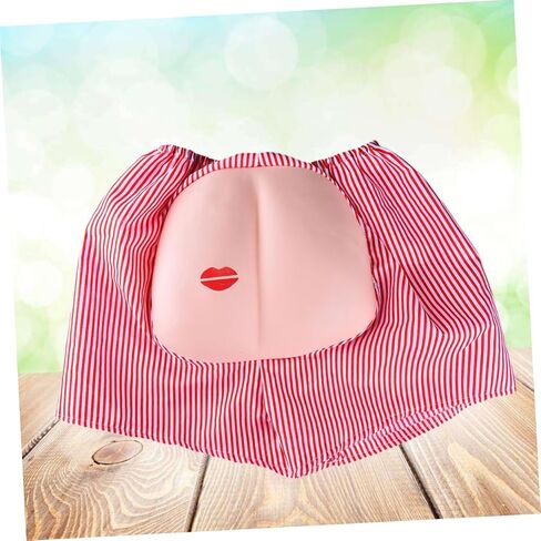 3pcs Butt Exposed Buttocks Briefs Unisex Funny Shorts Men and Women Fake Ass Multi in Saudi Arabia
