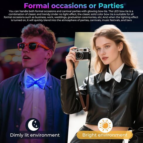 Light Up Bow Ties 7 Colour in Saudi Arabia