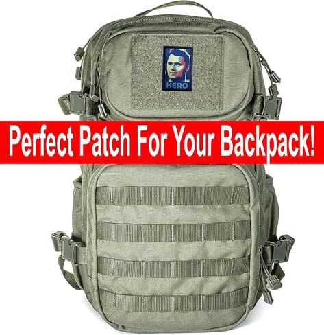 Charlie Kirk Hero Morale Patch | Charlie Kirk Memorial Patch by RedheadedTshirts | Patriot Fight Fight Fight Patches for Your Plate Carrier, Backpack, hat, Backpack, Trump USA Flag 2x3 in Saudi Arabia