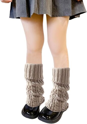 80s Leg Warmers for Kids Girls Knit Ribbed Winter Leg Warmers for Sport Yoga Ballet Dance Cosplay Party in Saudi Arabia