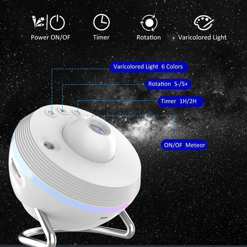Galaxy Projector,Elec3 Star Projector,13 in 1 Planetarium 4K Realistic Starry Sky Night Light with 6 Night Light for Kids Room Adults Bedroom Ceiling Home Theater Decorative Lighting Projectors in Saudi Arabia