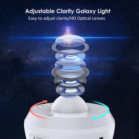 Galaxy Projector,Elec3 Star Projector,13 in 1 Planetarium 4K Realistic Starry Sky Night Light with 6 Night Light for Kids Room Adults Bedroom Ceiling Home Theater Decorative Lighting Projectors in Saudi Arabia