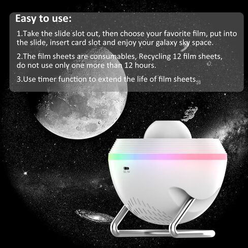 Galaxy Projector,Elec3 Star Projector,13 in 1 Planetarium 4K Realistic Starry Sky Night Light with 6 Night Light for Kids Room Adults Bedroom Ceiling Home Theater Decorative Lighting Projectors in Saudi Arabia