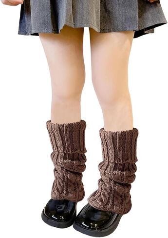 80s Leg Warmers for Kids Girls Knit Ribbed Winter Leg Warmers for Sport Yoga Ballet Dance Cosplay Party in Saudi Arabia