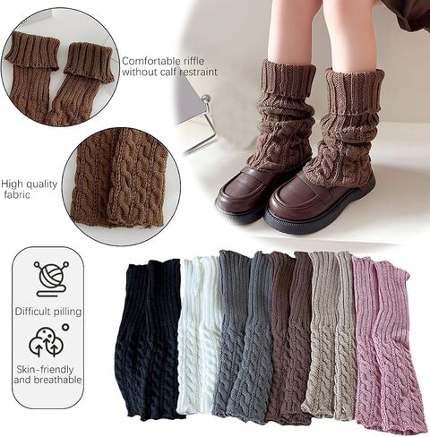 80s Leg Warmers for Kids Girls Knit Ribbed Winter Leg Warmers for Sport Yoga Ballet Dance Cosplay Party in Saudi Arabia