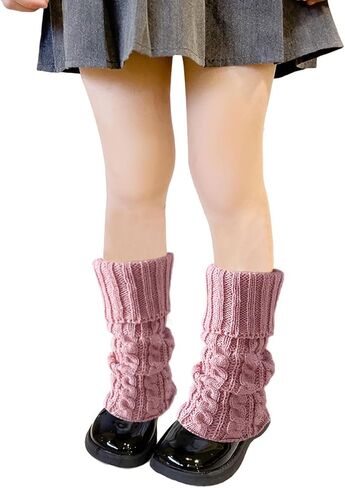 80s Leg Warmers for Kids Girls Knit Ribbed Winter Leg Warmers for Sport Yoga Ballet Dance Cosplay Party in Saudi Arabia