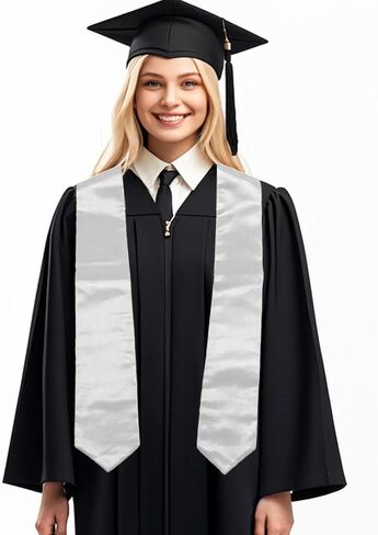 Unisex Adult Plain Graduation Stole Sublimation Graduate Honor Stole in Kuwait
