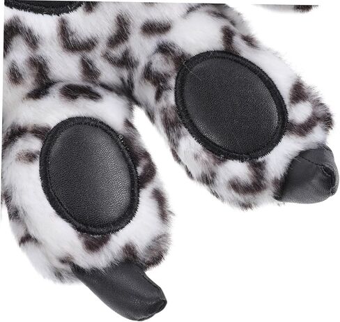 BESTYASH Plush Snow Gloves Cozy Furry Mitts Soft Warm Animal Paw Cosplay Costume Party Halloween Stage in Kuwait