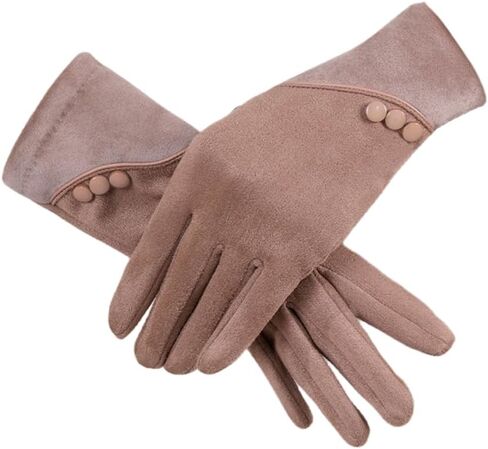 Winter Gloves for Women Touch Screen Gloves Soft Warm Gloves for Driving, Glove for coat in Saudi Arabia